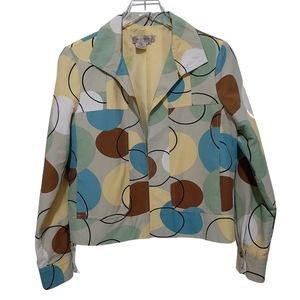 Linen and Silk Open Blazer Size Medium